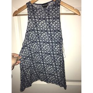 Blue & White Blouse from Wet Seal